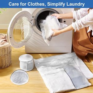 Sac à linge en maille nid d'abeille réutilisable avec fermeture éclair, pliable, pour sous-vêtements, avec logo personnalisé – Offre Spéciale - Product Image 5