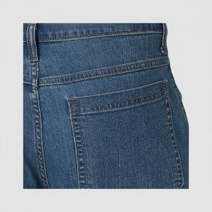 Short personnalisé pour hommes vêtements de marque shorts d'été en pur coton shorts en jean pour hommes fabriqués au Pakistan - Product Image 1