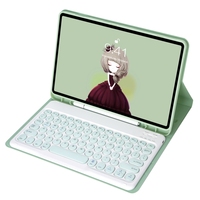 Murah grosir untuk Samsung Galaxy Tab A9 + X210/X215/X215 YA09B TPU bulat Keycap papan ketik nirkabel casing kulit dengan Slot pena