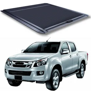 Persiana enrollable retráctil de aluminio, cubierta tonneau para ISUZU D-MAX, edición americana