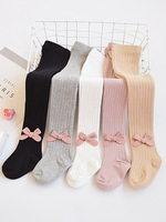 Collants pour bébé et enfants, en coton doux tricoté, antidérapants, à épaisseur standard, pour l'extérieur et les loisirs, pour le printemps