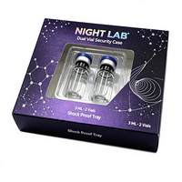 Boîte d'emballage personnalisée pour flacons de 3 ml, 5 ml, 10 ml, avec plateau en plastique pour 1/2/3 flacons, emballage stylo, étiquette de bouteille, boîte d'emballage pour flacons