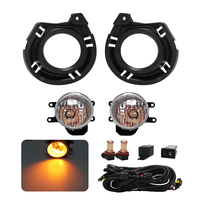 Lampu Kabut LED Halogen untuk Bumper Depan, Kit Lampu Mengemudi untuk Toyota Axio Fielder 2015 2016 2017