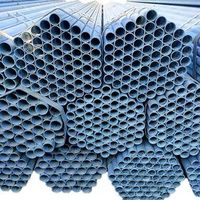 Tuyau en acier ERW galvanisé à chaud Q235B Q345B certifié TUV, fileté et raccordé pour système de stockage et de rayonnage en entrepôt