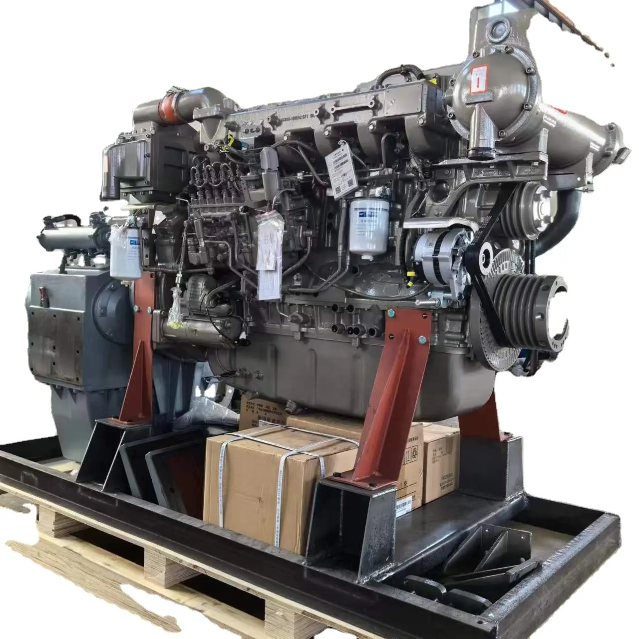 Precio barato 350hp Yuchai Marine Diesel Motor con caja de cambios de la IMO II con el certificado de emisión de