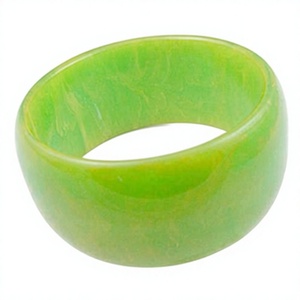 Luxury Colorful Resin <b>Bangle</b> Acrylic Angel Style Jewelry Statement Indian Bracelets for Women Perfect Christmas Gifts for Woman - Product Image 6