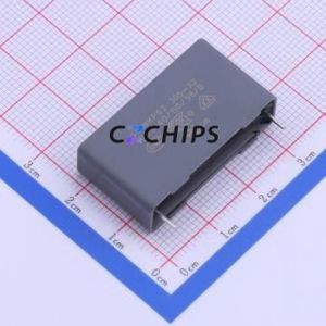 ตัวเก็บประจุนิรภัย C42Q2105KBSC350 แบบ Through hole (THT), ระยะขา P=27.5 มม. 1uF 10% 305V X2 - Product Image 1