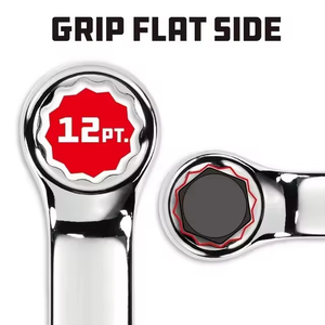 24mm Metric Combination Wrench Carbon Steel OEM Industrial Grade High Quality Mirror Finish 12-Point Design 15-Degree Offset - Product Image 4