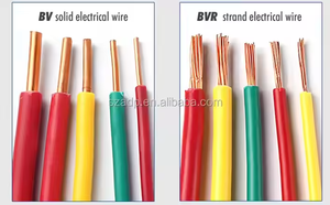 Flexibles PVC-isoliertes RVV-Stromkabel 1,5 mm²/2,5 mm²/4 mm² Cu/CCA-Leiter für elektrische Hoch geschwindigkeit verkabelung - Product Image 2