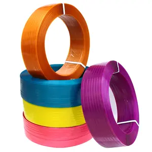 Fabrieksprijs Plastic Polyester Band Band Bandrol Groene Verpakking Riem Voor Lading Sjorren