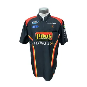 Groothandel Custom Sublimatie Custom Race Teamwear Motorfiets Poloshirts Pit Crew Race T Shirts