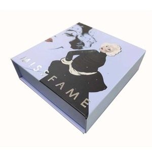 Tùy chỉnh thiết kế sang trọng gói quà tặng các tông hộp dập nóng Bìa bao bì hộp với từ tính - Product Image 2