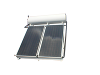 Système de chauffage de panneau d'eau chaude solaire collecteur pénal plat de secours électrique divisé
