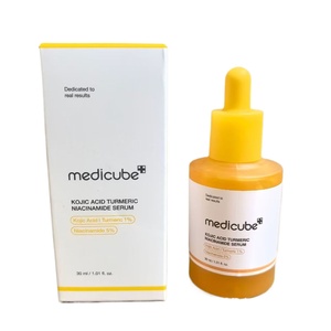 Siero <span class=keywords><strong>in</strong></span> Capsule Medicube con Acido Kojico e Curcuma per Pelle Problematica, Chiarificante ed Equilibrante |   Siero Viso Lenitivo e Illuminante - Product Image 1