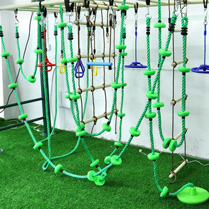 Climbing Rope Ladder 200cm With Colorful Runners For Kids Outdoor <b>Physical</b> Training Swing Equipment - Product Image 2