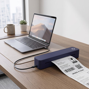 เครื่องพิมพ์ความร้อนแบบพกพา A4 ขายส่ง USB 203/304DPI 210-216 มม. เครื่องพิมพ์ไร้หมึกไร้สายสำหรับเอกสาร - Product Image 4