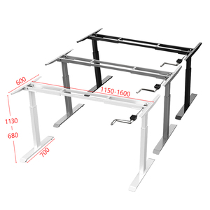 Ergonomic Văn Phòng Nâng Chiều Cao Bàn Máy Tính Làm Việc Từ Nhà Điện Chiều Cao Có Thể Điều Chỉnh Ngồi Để Đứng Bàn - Product Image 4