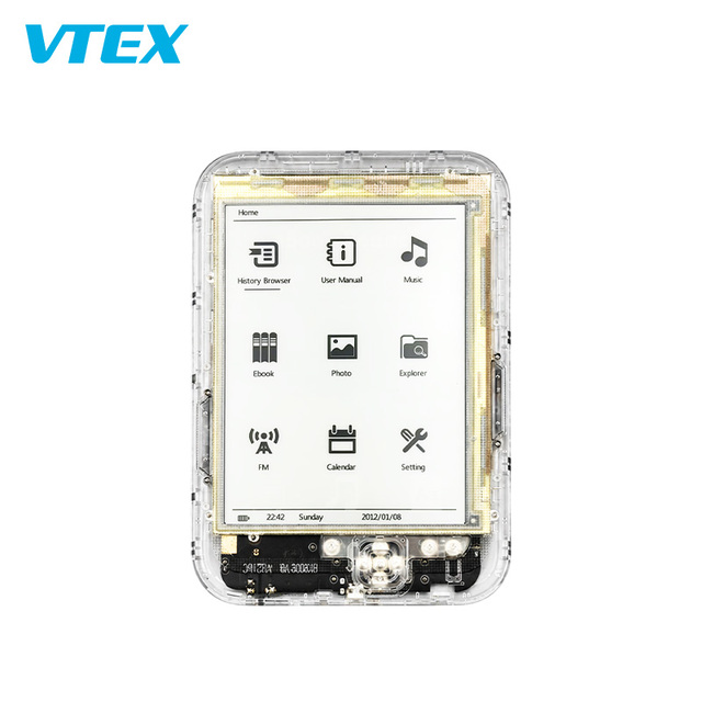 6 Inch Clear Transparent Prison Jail Inmate Use Eink E-ink Ebook Book Reader E Ink Screen E-book Reader