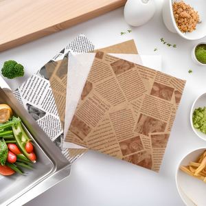 Papel para Envolver Hamburguesas de Grado Alimenticio, Último Diseño, Papel para Hornear para Restaurantes de Comida Rápida, Hecho de Pulpa con Revestimiento de PE para Pan - Product Image 1