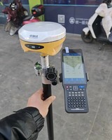 Ensemble GNSS RTK V200 Base et Rover, 1408 Canaux, Repérage par Réflexion, 60 °   Instrument de mesure d'inclinaison IMU, Radio Farlink 10 km, Équipement de relevé professionnel