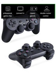 Console de <span class=keywords><strong>jeux</strong></span> vidéo M8 4K HD avec 64 Go intégrés, 20 000 <span class=keywords><strong>jeux</strong></span>, manette sans fil 2,4 G - Product Image 5