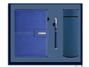 Customized A5 Notebook <b>Thermos</b> <b>Cup</b> Gift Box Set for Company Logo and University Graduation Souvenirs Leather Cover - Product Image 3