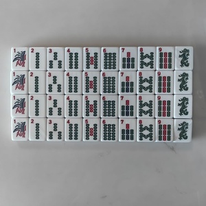 Juego de Mahjong Americano de Melamina al por Mayor, 166 Piezas de 30 mm, para Juego Familiar - Product Image 2