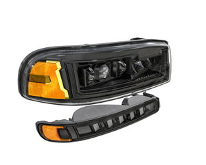 Faro a LED per camion GMC Sierra 1500 GMT800 C3 99-06, indicatore di direzione a LED per Yukon XL 2007, luce di posizione laterale per Sierra 1500 Classic - Product Image 4