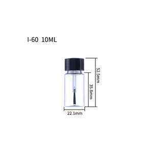 Best Price 30ml Pet Plastic Nail Polish and Essential Oil <b>Bottle</b> with <b>Brush</b> Premium Plastic <b>Bottles</b> - Product Image 5