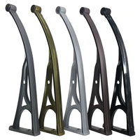 Support de auvent en alliage d'aluminium pour porte, abri de pluie et pare-soleil en polycarbonate