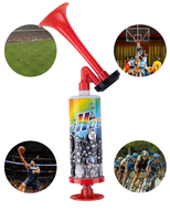 Corne à air en plastique à pompe manuelle personnalisée pour les fêtes, les matchs de football, les encouragements