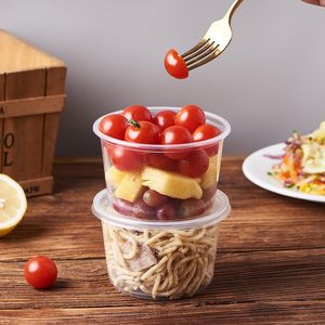 <b>Plastic</b> Disposable PP Microwavable Detachable 16 oz Eco-Friendly American Style Deli <b>Container</b> for Go <b>Food</b> Storage - Product Image 4