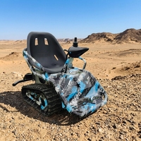 Leduole LT-2 Quad tout-terrain en fibre de verre avec rotation à 360° et éclairage, pour enfants, capacité <150 kg