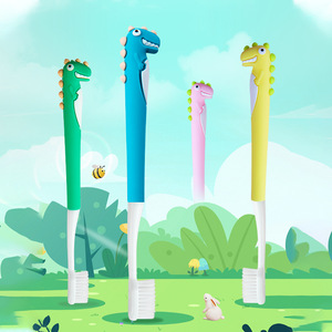 Sakura Children <b>Toothbrush</b> Soft Bristles Small <b>Head</b> Silicone Handle Ergonomic Design For Kids 2-12 Years - Product Image 2