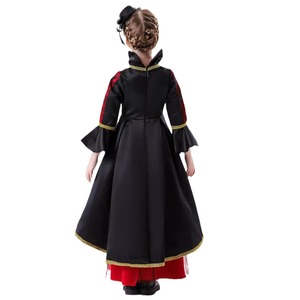 Disfraz de vampiro para niños, vestido con sombrero y gargantilla para niñas, traje para actuación en escenario, Halloween - Product Image 5