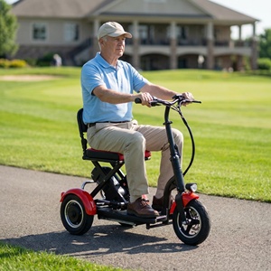 Tricycle électrique auto-équilibrant, durable et longue portée avec contrôleur intelligent pour le transport en banlieue et <span class=keywords><strong>sur</strong></span> les terrains de golf - Product Image 1
