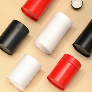 Emballage en boîte cylindrique en étain recyclable pour aliments, bonbons et café avec un design scellé imprimé personnalisé - Product Image 3