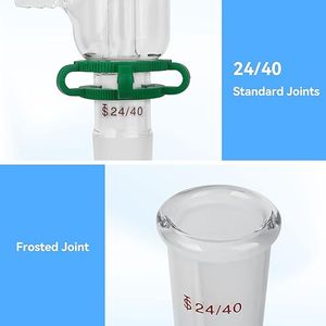 Juego <span class=keywords><strong>de</strong></span> Cristalería Química - Kit <span class=keywords><strong>de</strong></span> Cristalería <span class=keywords><strong>de</strong></span> <span class=keywords><strong>Laboratorio</strong></span> <span class=keywords><strong>de</strong></span> 32 Piezas con Junta 24/<span class=keywords><strong>40</strong></span>, Aparato <span class=keywords><strong>de</strong></span> Destilación <span class=keywords><strong>de</strong></span> Aceites Esenciales <span class=keywords><strong>de</strong></span> 1000 ml - Product Image 4