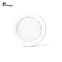 Grille de retour d'air ronde en aluminium pour système de climatisation, diffuseur de plafond pour l'admission et l'évacuation de l'air