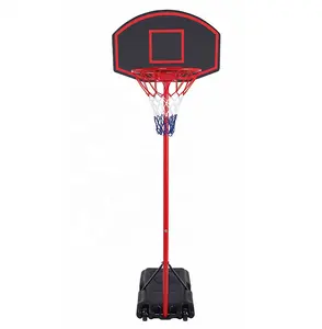 En iyi seçim ürünleri çocuklar taşınabilir basketbol potası w/ayarlanabilir yükseklik, Backboard ve tekerlekler