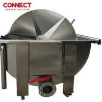 Automatique Acier Inoxydable 304 Volaille Poulet Canard Abattage Traitement Vis Spin Spirale Refroidissement Par Eau Machine De Refroidissement