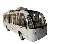 Bus touristique électrique 11 places, mini-bus sans batterie ni climatisation, avec porte, 4 kW, fabriqué en Chine