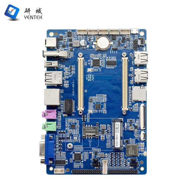 Rockchip Android Development Motherboard 6 USB 2 COM VGA HD LVDS/EDP/MIPI Mini-PCIE 4G Module Linux Ubuntu 18.04