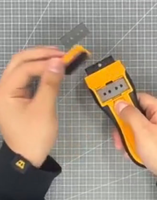 Grattoir pour enlever l'adhésif en acier à haute teneur en carbone SK5