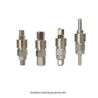 Raccord rapide pneumatique en acier inoxydable 304, connecteur mâle-femelle pour conduite d'air