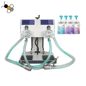 Machine de remplissage automatique de liquide oral de sirop de mini bouteille de 5 ml 10ml 30ml de pâte de miel de parfum d'eau à petite échelle à vendre