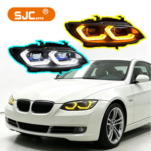 Feux de jour à double couleur SJC AutoLED pour BMW Série 3 E92 2006-2013 Jaune/Blanc, feux de position avant pour la vente en gros - Product Image 1
