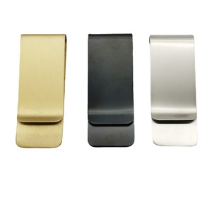 Custom Engraved Logo Stainless Steel Metal Blank <b>Money</b> <b>Clip</b> - Product Image 1