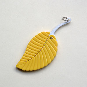 Açık EDC paslanmaz çelik <span class=keywords><strong>Mini</strong></span> anahtarlık kolye taşınabilir çok fonksiyonlu aracı katlanır bıçak 50mm bıçak plastik saplı özel - Product Image 4