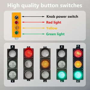100mm 4 pouces AC85 265V feu de signalisation étanche avec télécommande aucune batterie nécessaire approvisionnement direct certifié FCC de l'usine américaine - Product Image 5
